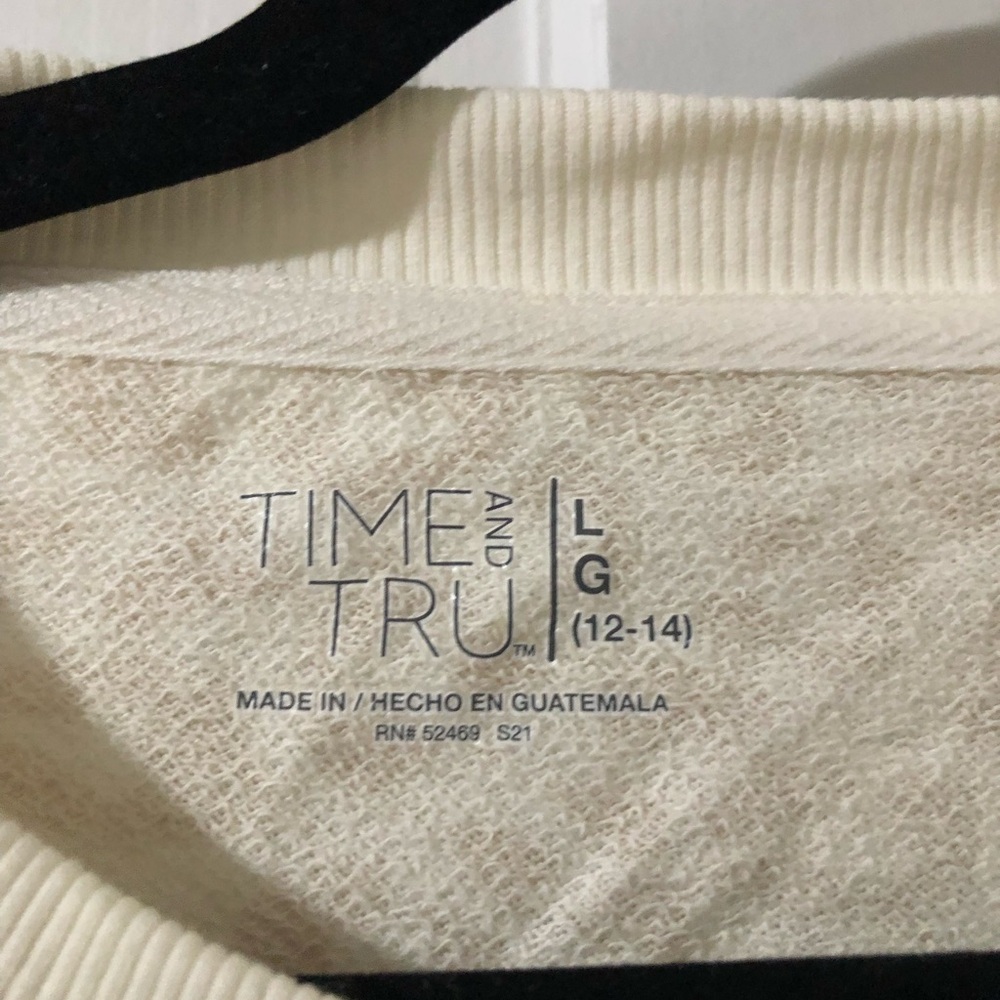 new with tag Beige sweater.